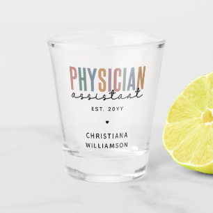 Copo De Shot Graduação Personalizada do Assistente Médico PA