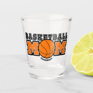 Copo De Shot Gráficos Loucos de Mãe de Basquete