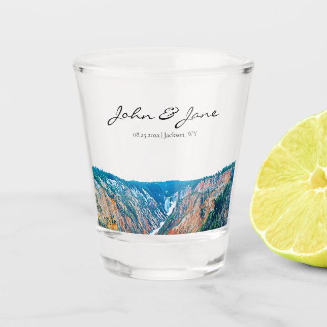 Copo De Shot Grand Canyon Personalizado de Yellowstone (Frente)