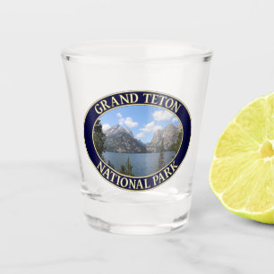 Copo De Shot Grand Teton Mounains e Jenny Lake, Wyoming
