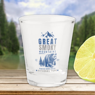Copo De Shot Great Smoky Mountains Vintage Bear – National Park