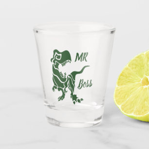Copo De Shot Green Trex, o Chefe Dino