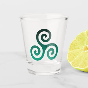 Copo De Shot Green Triskele