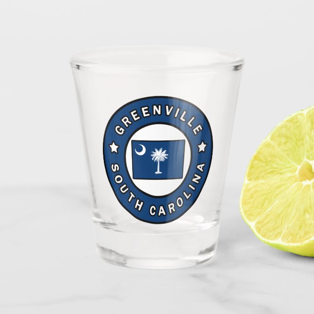 Copo De Shot Greenville Carolina do Sul (Frente)