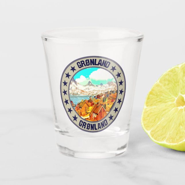 Copo De Shot Gronelândia (Frente)