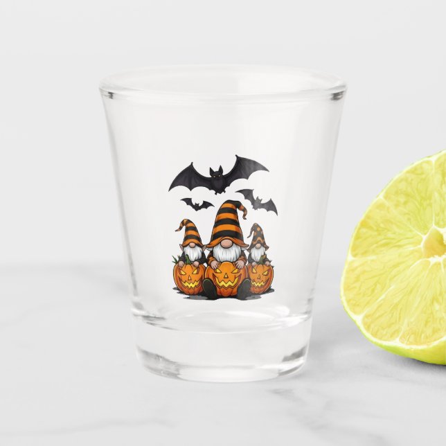Copo De Shot Halloween Gnome Shot Glass (Frente)