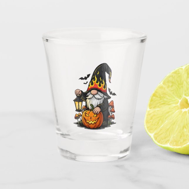 Copo De Shot Halloween Gnome Shot Glass (Frente)