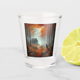 Copo De Shot Halloween/outono/Outono/Abóbora/gato
