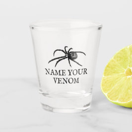 Copo De Shot Halloween Personalizado Personalizado de Aranha Cé