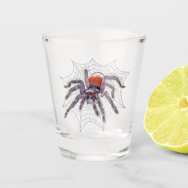 Copo De Shot Halloween Spider — Divertimento assustador (Frente)