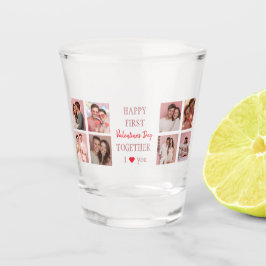 Copo De Shot Happy First Valentine's Day Shot Glass
