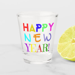Copo De Shot Happy New Year 1.5 oz Shot Glass