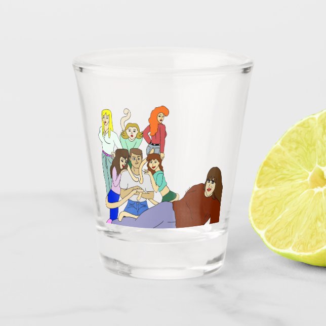 Copo De Shot harém-de-cauda (Frente)