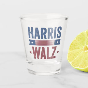 Copo De Shot Harris Walz 2024 Eleição Kamala Tim Waltz América