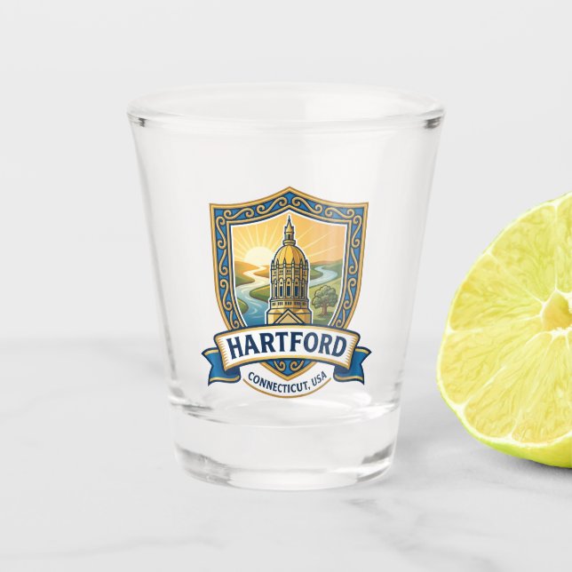 Copo De Shot Hartford EUA (Frente)