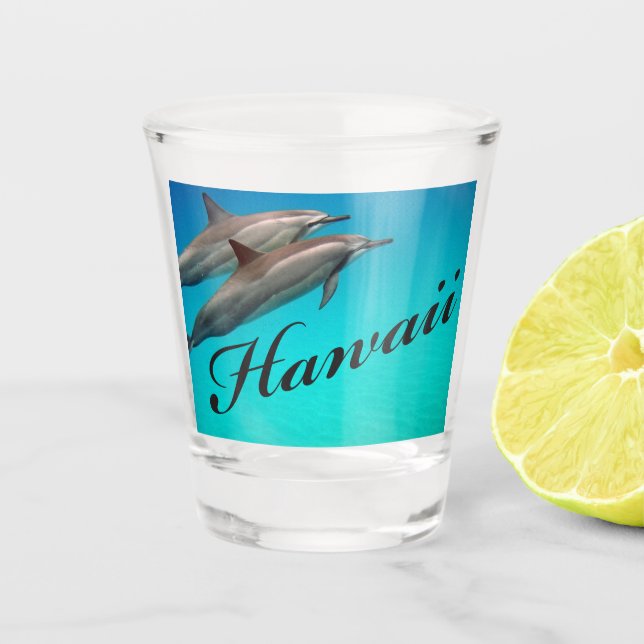 Copo De Shot Hawaii Dolphin Shot glass (Frente)