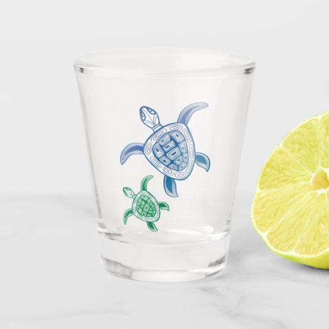 Copo De Shot Hawaii Turtle Shot glass (Frente)