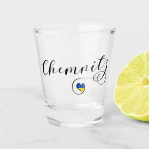 Copo De Shot Heart Chemnitz, I Love Chemnitz, Alemanha