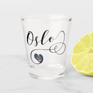Copo De Shot Heart Oslo, Norueguês
