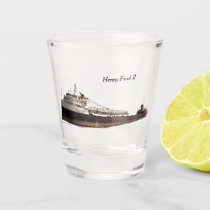 Copo De Shot Henry Ford II, vidro fotografado