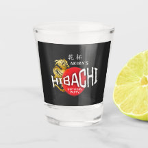 Hibachi Chef Japanese BBQ Sushi Dragon Birthday