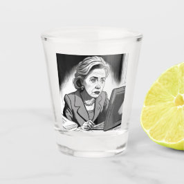 Copo De Shot Hillary Clinton Excluindo 33 mil e-mails