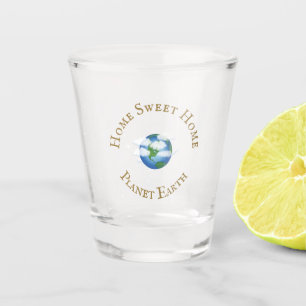 Copo De Shot "Home Sweet Home Planet Earth" Estrelas Aparentes