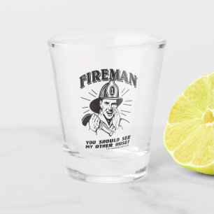 Copo De Shot Homem-Fogo, Devias Ver A Minha Outra Casa