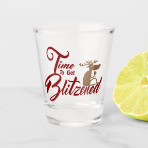 Copo De Shot Hora de obter a rena do bebendo de Blitzened