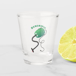 Copo De Shot Humor de desenho animado de aspirador