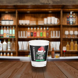Copo De Shot Humor de Natal Forçado para a Família