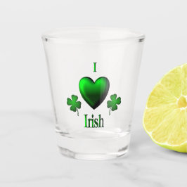 Copo De Shot I Heart Irish