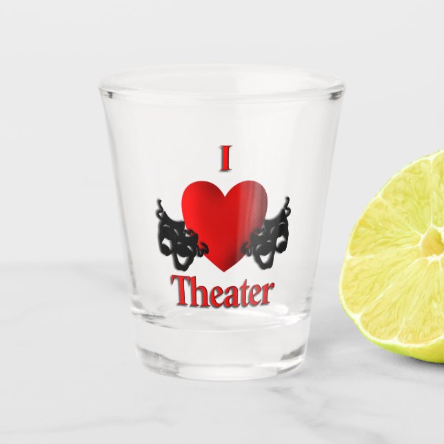 Copo De Shot I Heart Theater (Frente)
