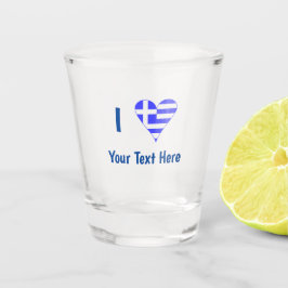 Copo De Shot I (Sinalizador Grego) Seu Texto