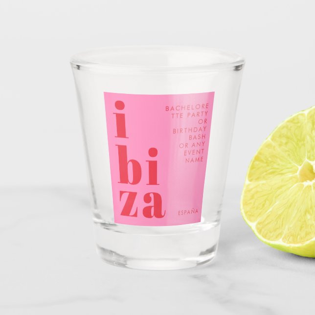 Copo De Shot Ibiza Espanha España (Frente)
