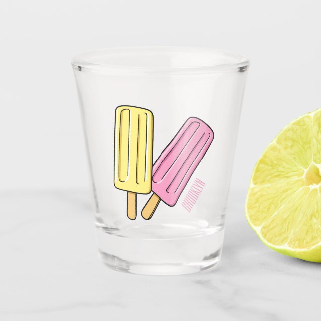 Copo De Shot Ice pop cartoon (Frente)