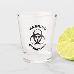 Copo De Shot Ícone de perigo biológico