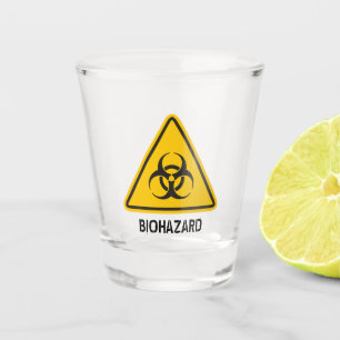 Copo De Shot Ícone de perigo biológico