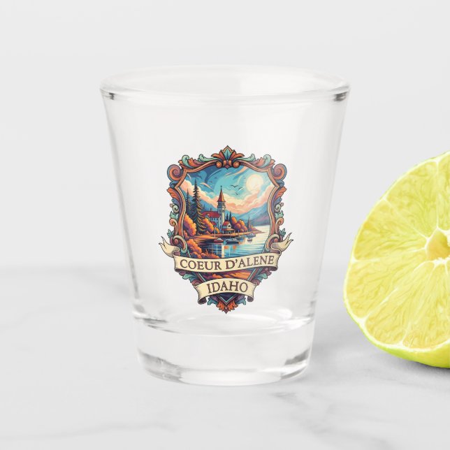 Copo De Shot Idaho Lake Coeur d'Alene (Frente)