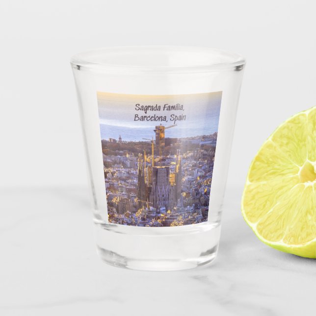 Copo De Shot Igreja Católica Sagrada Família, Barcelona, Espanh (Frente)