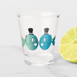 Copo De Shot Il pesce che amava l' uccellino