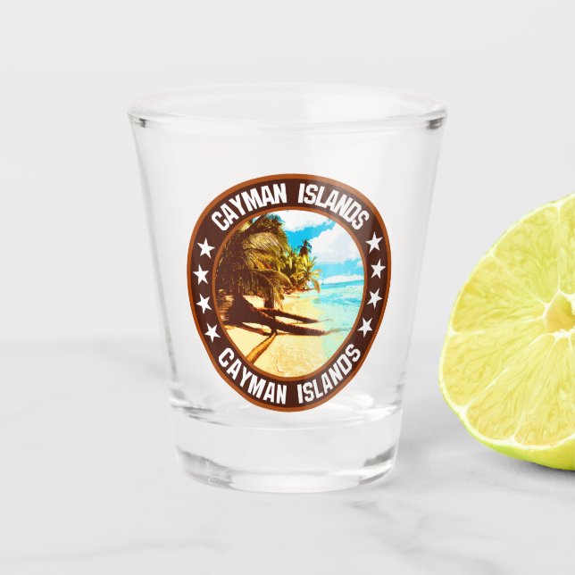 Copo De Shot Ilhas Cayman (Frente)