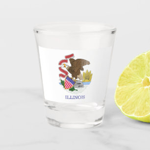 Copo De Shot Illinois Flag
