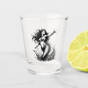 Copo De Shot Ilustração da Ascensão Oceânica de Vepar