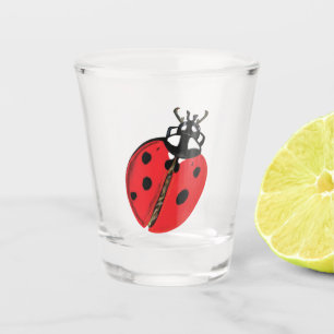 Copo De Shot Ilustração de Besouro Senhora