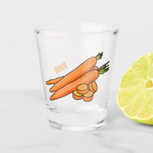 Copo De Shot Ilustração de desenho animado