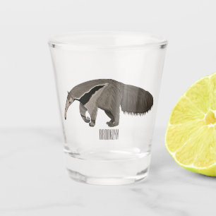 Copo De Shot Ilustração de desenho animado