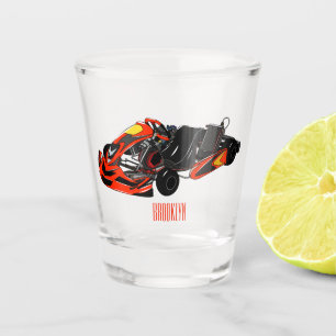 Copo De Shot Ilustração de desenho de corrida de Kart
