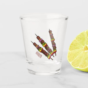 Copo De Shot Ilustração de desenho do Kebab ou kabob