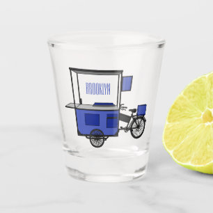 Copo De Shot ilustração do desenho do carrinho de comida